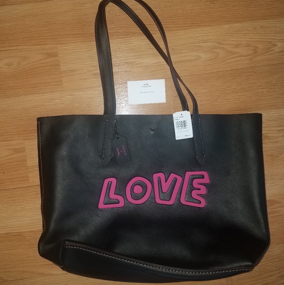 Coach Keith Haring “LOVE” tote, limited edition.